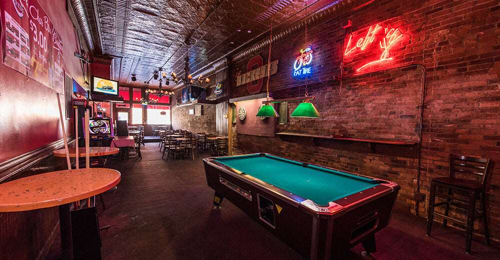 Char Bar Columbus, Ohio Pool table