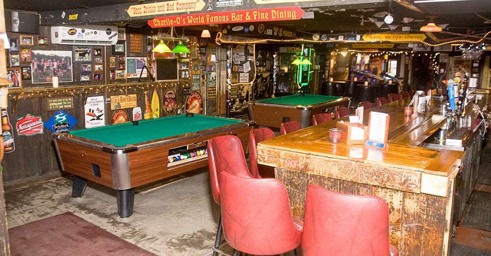 Charlie O's World Famous Bar Pool table