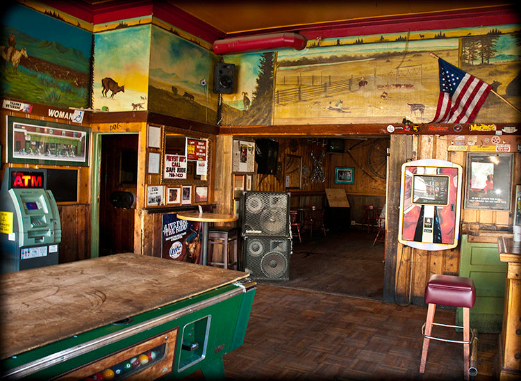 Buckhorn Bar Laramie, Wyoming pool table