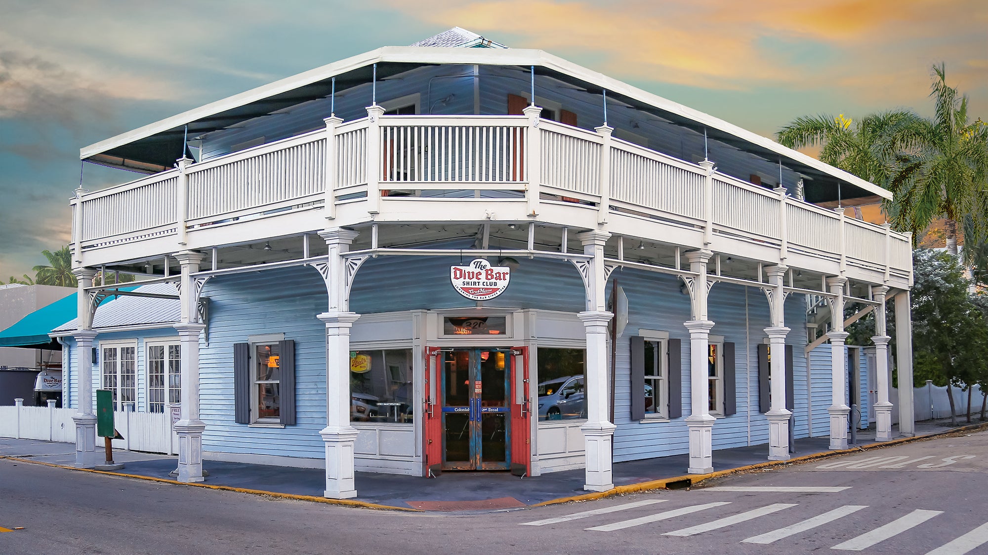 The Dive Bar Shirt Club bar in Key West, Florida