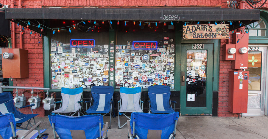 Adair's Saloon front Dallas Texas