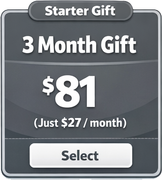 3 Months Gift Card