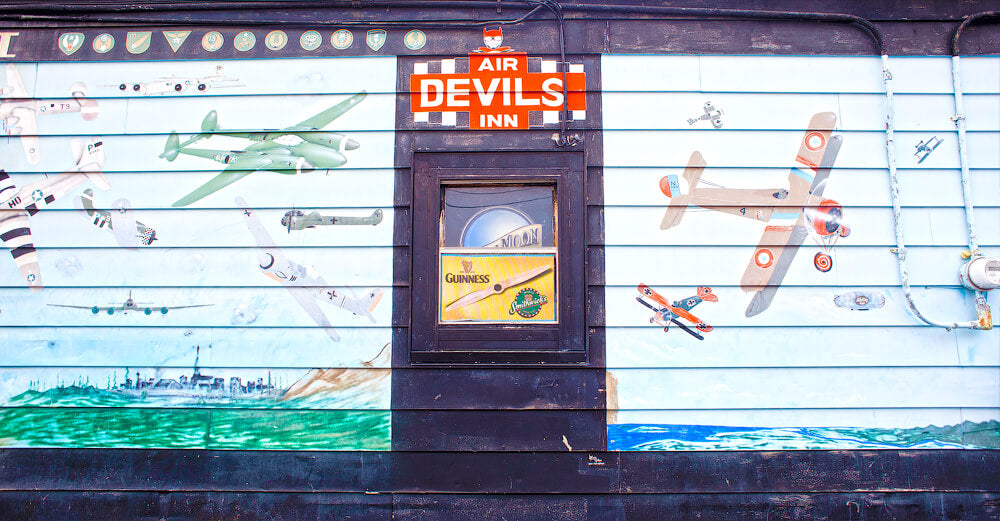 Air Devils Inn window