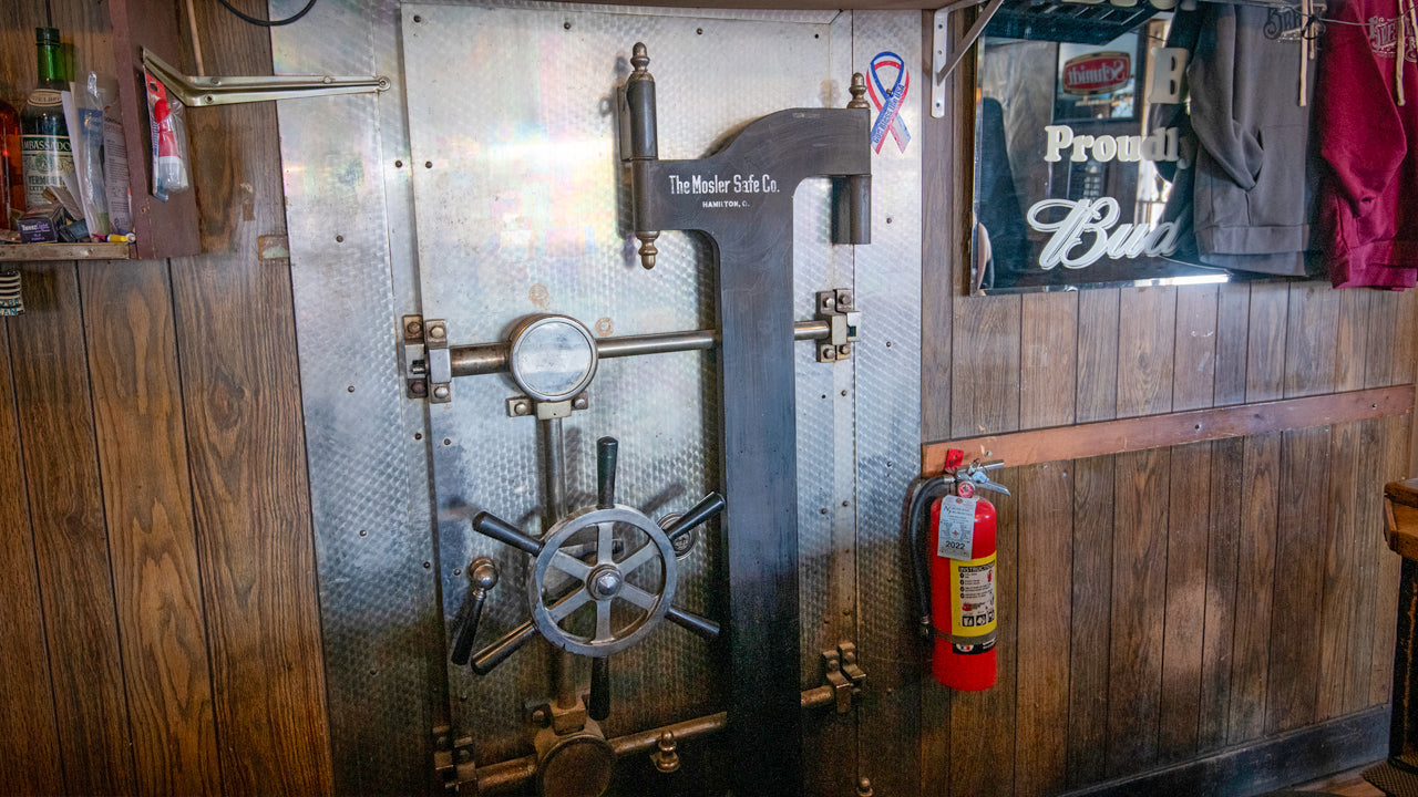 Bremer's Booze Bank Motley, Minnesota safe